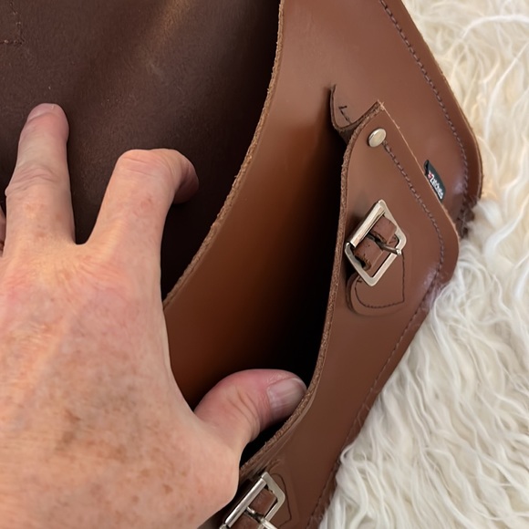Zatchels British Made Leather Satchel - Picture 4 of 7